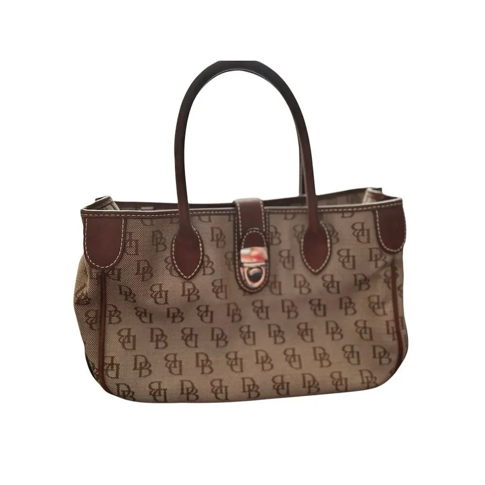 Dooney & Bourke Women's Brown‎ DB Monogram Satchel Handbag